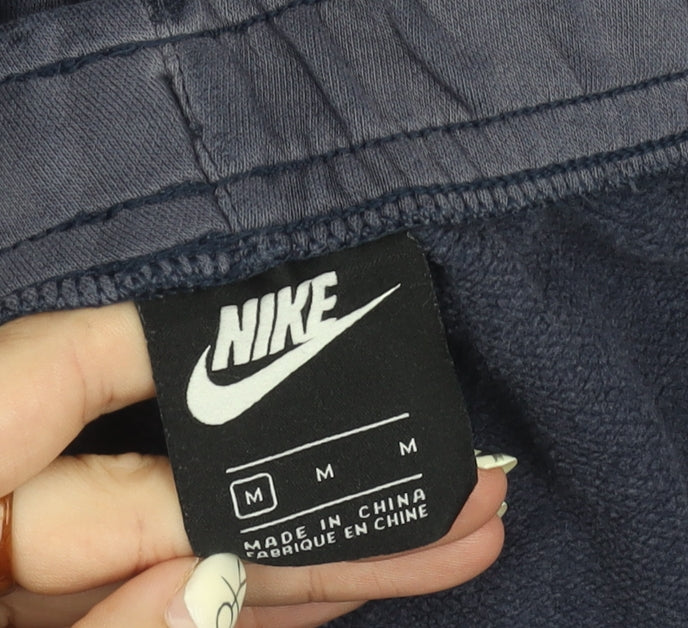 Nike Men's Blue Jogger Trousers, Size M, Elastic Waist