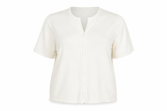 Womens UK Size 20 Ann Harvey White Acrylic Blend Button-Up