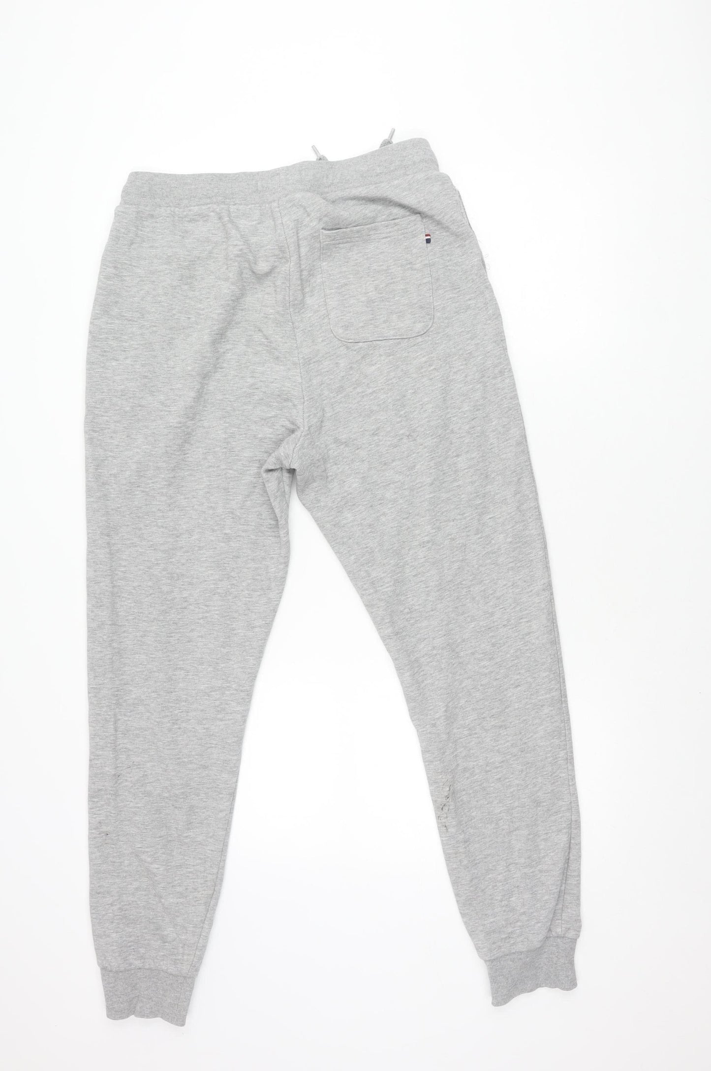 U.S. Polo Assn. Men's Grey Jogger Trousers, Size L, Elastic Waist