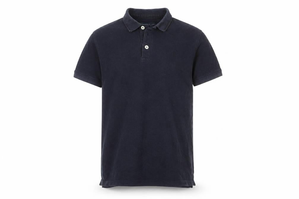 Jack & Jones Men's Black Cotton Polo, Medium Size
