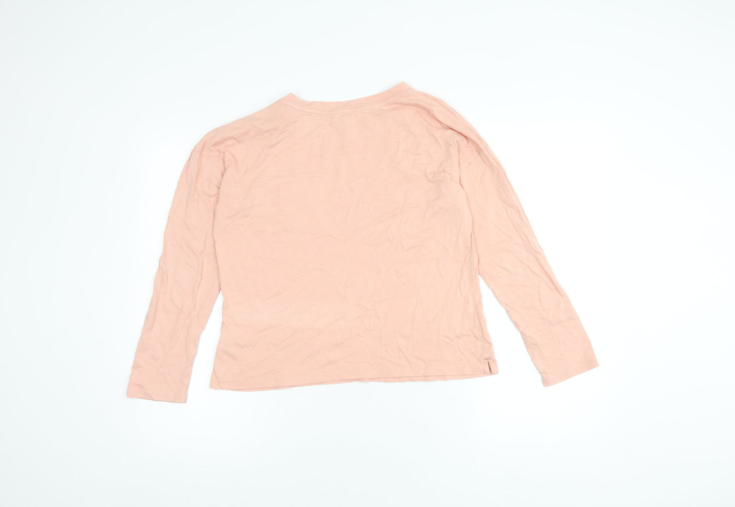 White Stuff Women's Pink Long Sleeve Top UK 12 Casual