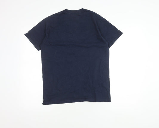 City Champions Men's Blue Sports T-Shirt, S, Graphic Logo