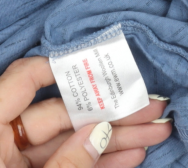 James Pringle Men's Blue Medium Crew Neck T-Shirt