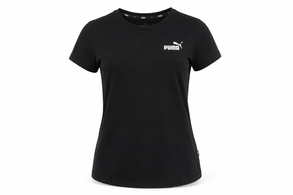 Unisex Adultss UK Size S PUMA Black  Cotton Blend T-Shirt