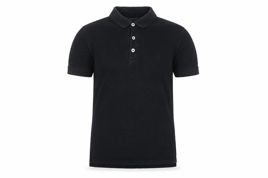 Jack & Jones Men's Black Polo Shirt Medium Cotton
