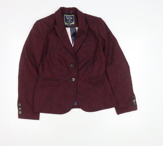 Boden Women’s Red Tweed Blazer Size 10