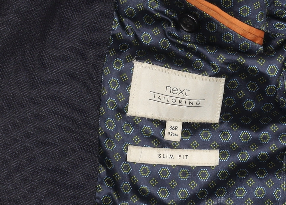 Next Men's Navy Slim Fit Blazer Jacket 36R