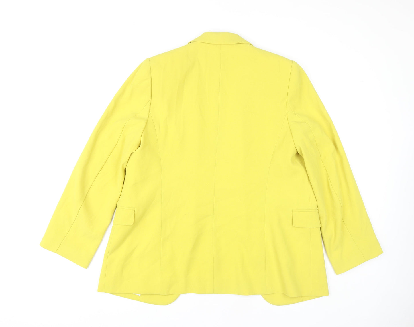 Marks and Spencer Women's Yellow Blazer Size 12