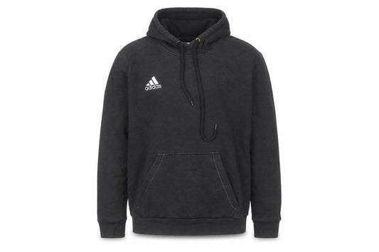 Mens UK M Regular adidas Black Pullover Hoodie