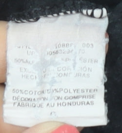 Champion Men's Black Pullover Sweatshirt, Size L, Regular Fit