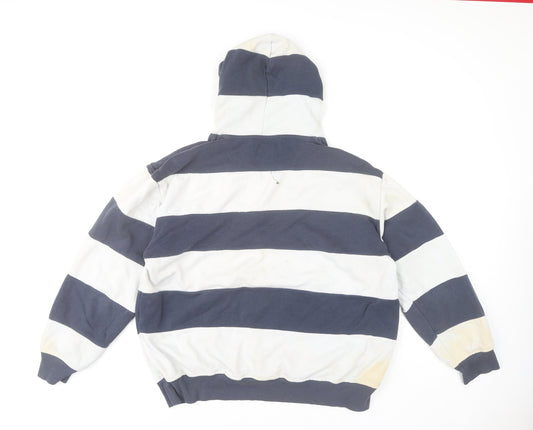 Lonsdale Men's Multicoloured 2XL Striped Hoodie