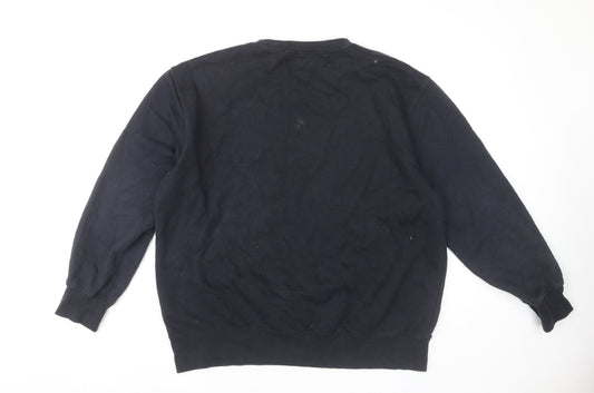 H&M Men's Blue Atari Sweatshirt, Retro Logo, L