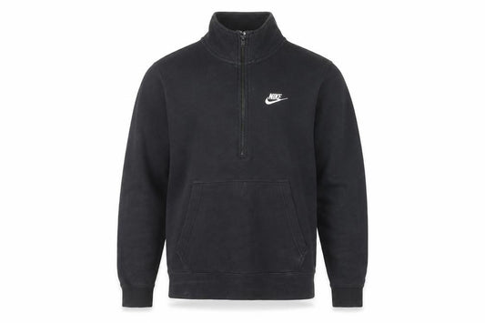 Mens UK S Regular Nike Black 1/4 Zip Sweatshirt