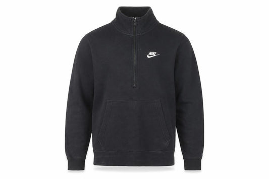 Mens UK S Regular Nike Black 1/4 Zip Sweatshirt