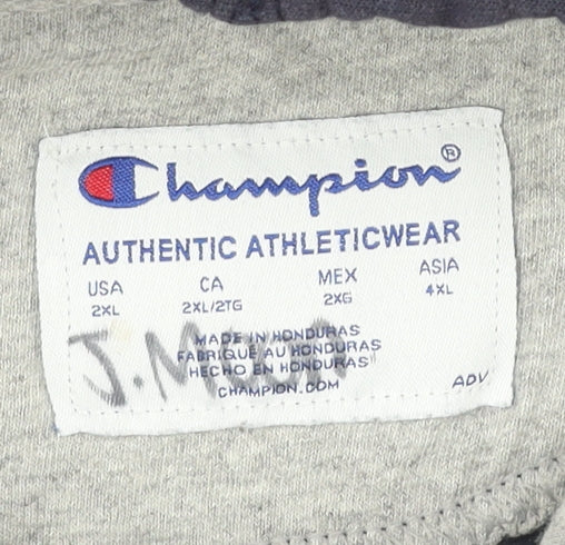 Champion Men's Blue 2XL Pullover Hoodie