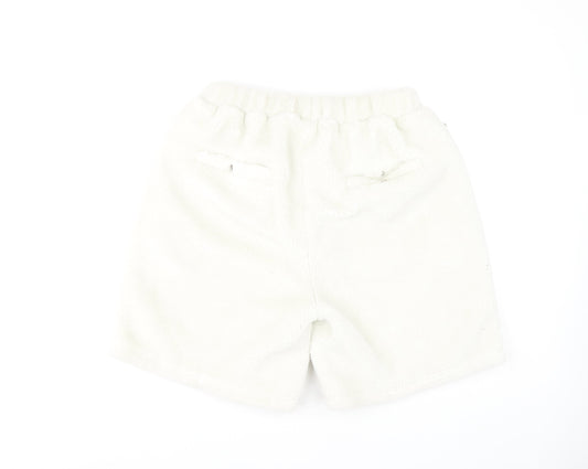 MKI MIYUKI ZOKU Unisex White Acrylic Shorts L