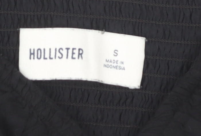 Hollister Women's Black Long Sleeve Blouse - Size S