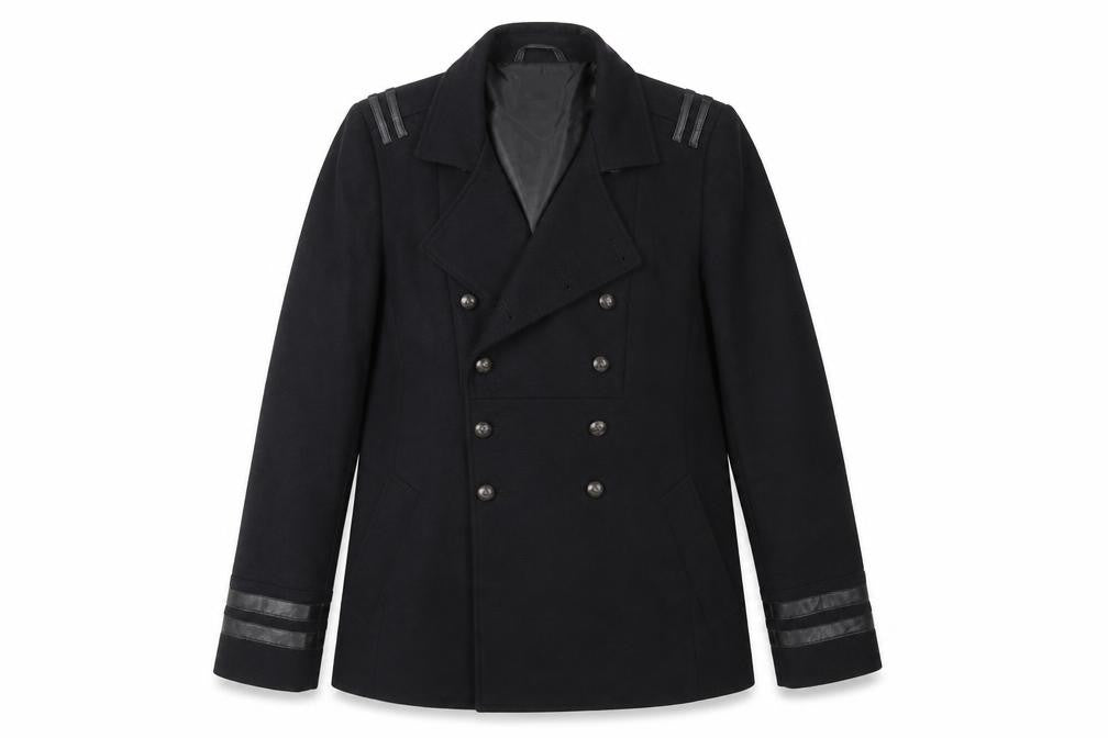 River Island Women’s Black Wool Blend Pea Coat S
