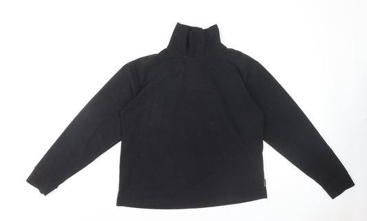 Trespass Black Fleece Sweatshirt Unisex Medium