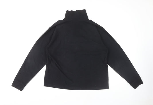 Trespass Black Fleece Sweatshirt Unisex Medium