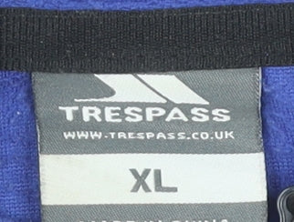 Trespass Men's Blue Fleece Full Zip Jacket - XL