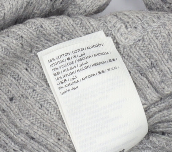 Superdry Women's Grey Cable-Knit Pullover XS