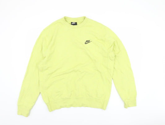 Nike Men's Green Crew Neck Pullover Sweatshirt M