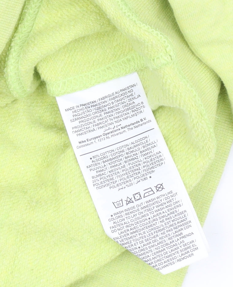 Nike Men's Green Crew Neck Pullover Sweatshirt M