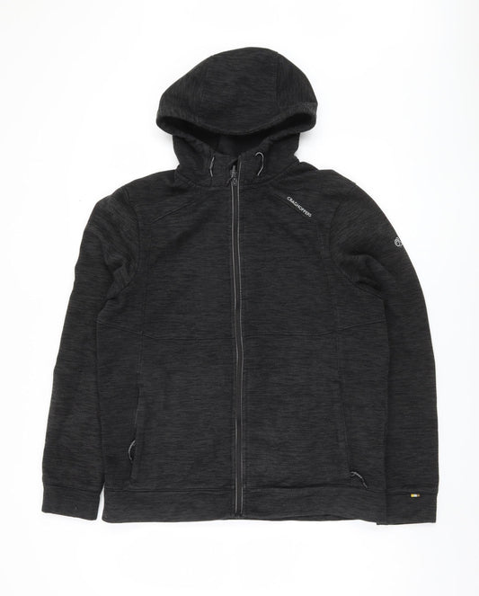 Craghoppers Men's Black Full Zip Hoodie L