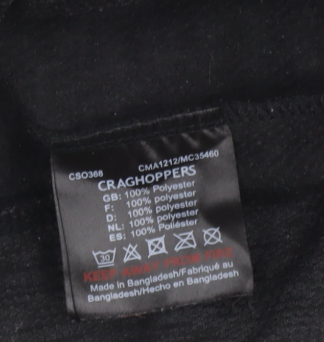 Craghoppers Men's Black Full Zip Hoodie L