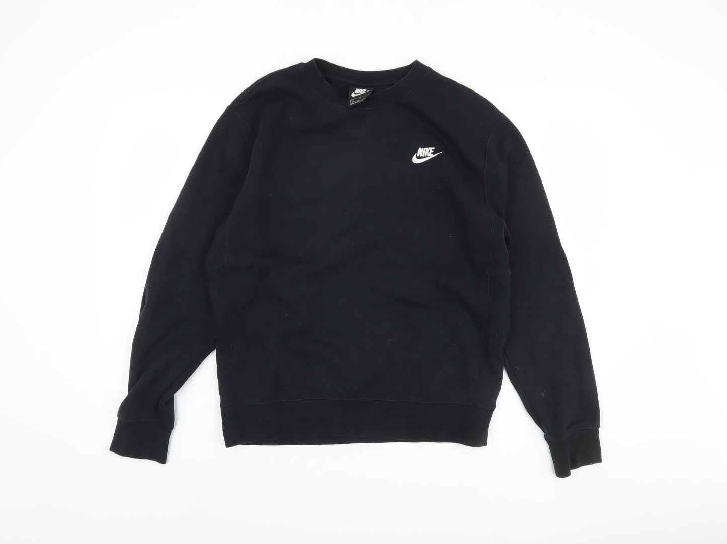 Nike Men's Black Small Logo Sweatshirt