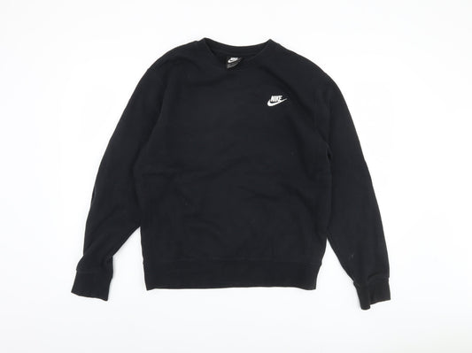 Nike Men's Black Small Logo Sweatshirt