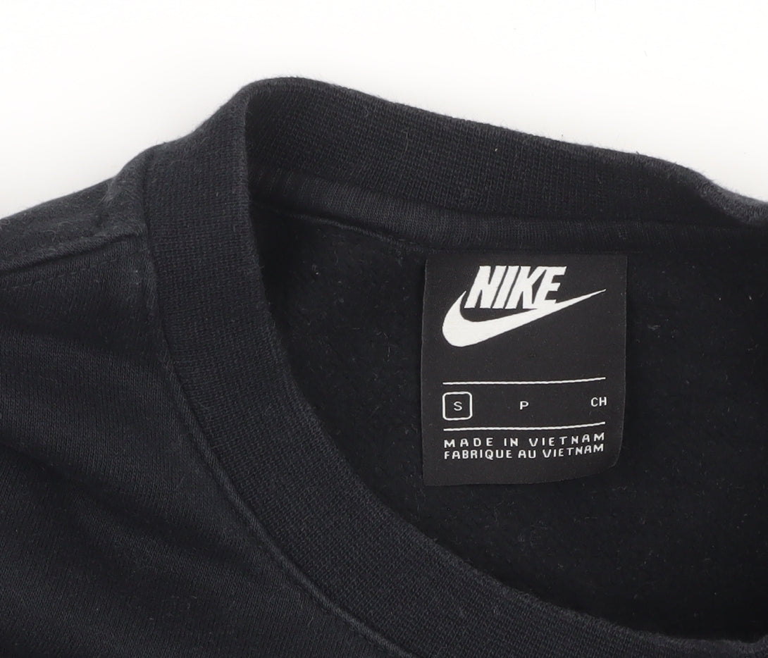 Nike Men's Black Small Logo Sweatshirt