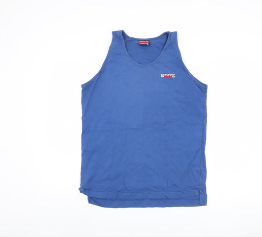Donnay Men's Sleeveless Blue T-Shirt - Size S