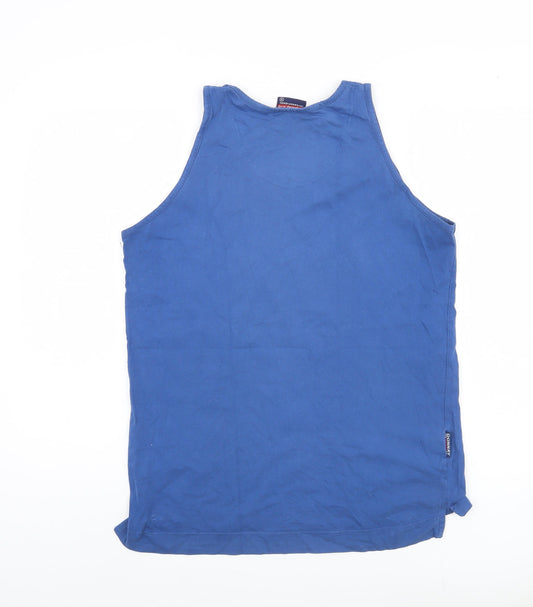 Donnay Men's Sleeveless Blue T-Shirt - Size S