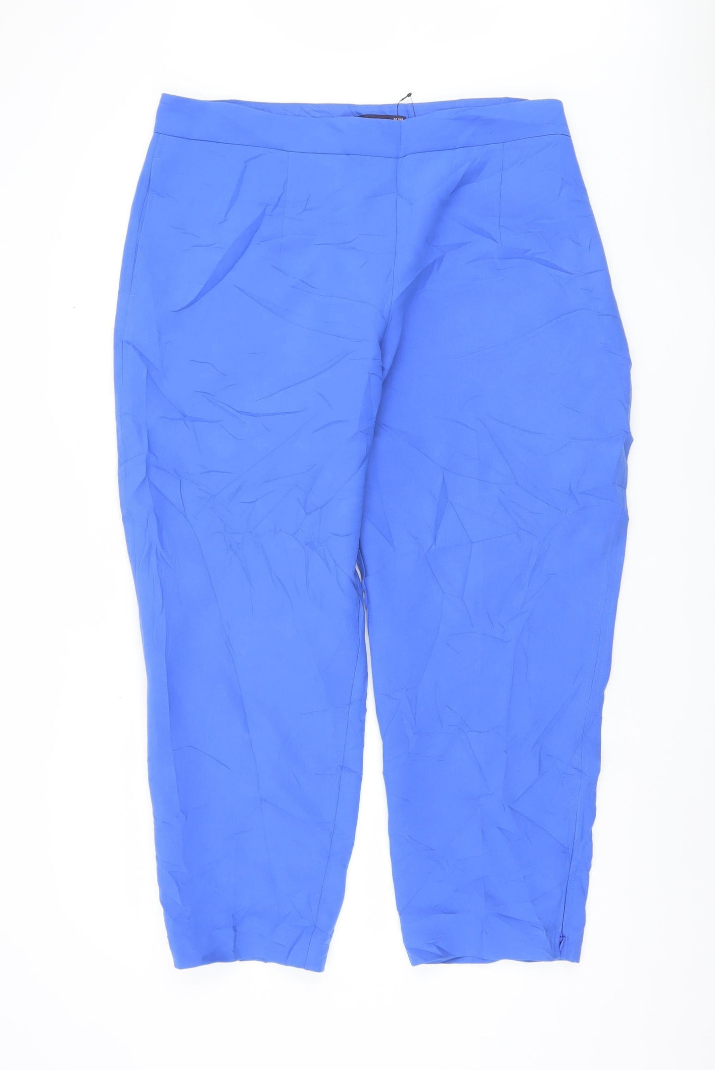 Marks and Spencer Women's Blue Plus Size Trousers