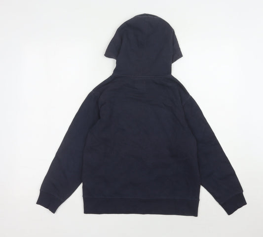 Champion Boys Black Hooded Pullover Hoodie L 12-13 Years