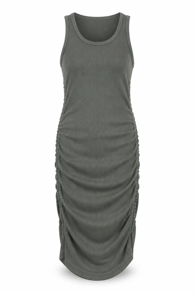 Pull & Bear Women's Green M Tank Dress