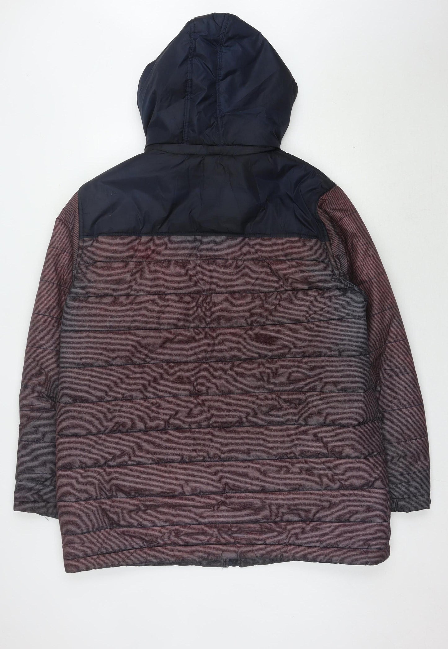 Atlas For Men Multicoloured Puffer Jacket L Hooded