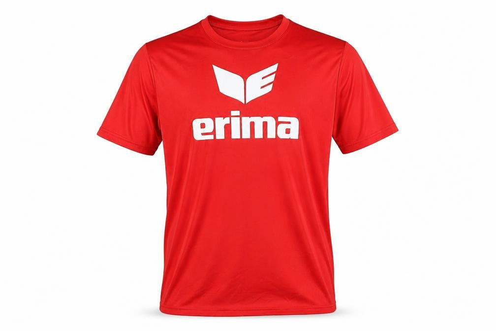 Erima Men's Red Short Sleeve T-Shirt L