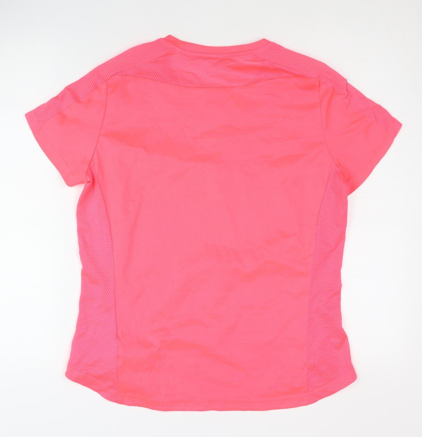 Adidas Women's Pink Running T-Shirt Size L