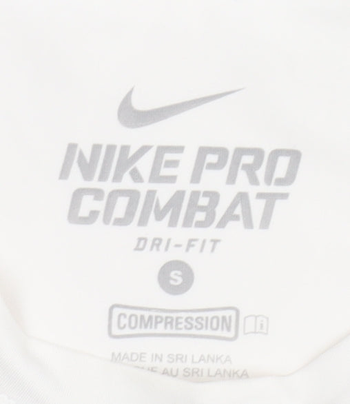 Nike Men's White Gym T-Shirt Slim Fit S
