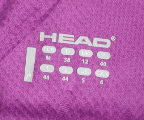 HEAD Women's Purple Polo Activewear Top Size 12