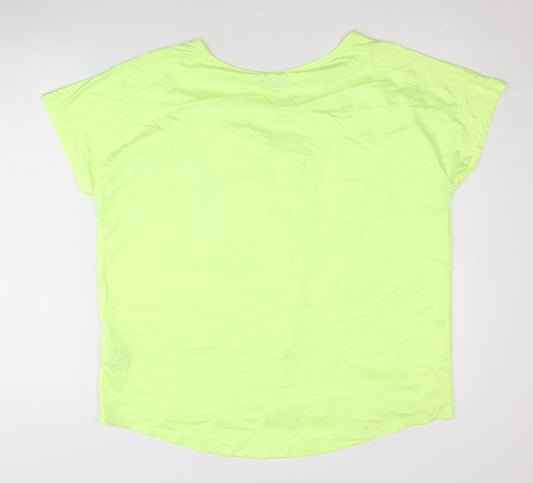 Ergee Women's Green XL Basic T-Shirt - Lightweight