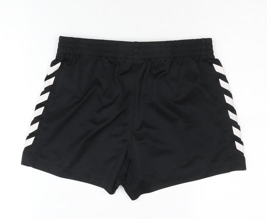 Hummel Men's Black Athletic Shorts, Medium