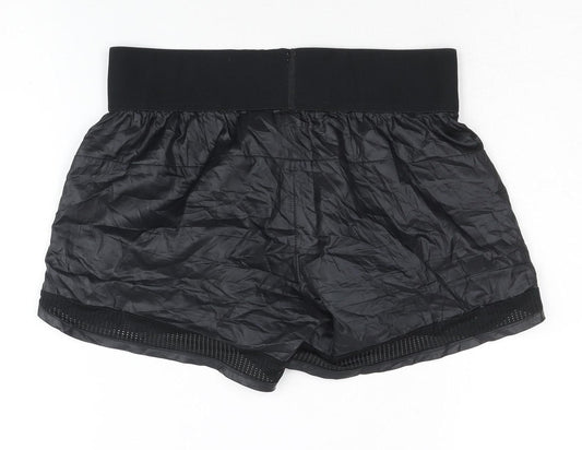 Adidas Girls Black Athletic Shorts 11-12 Years Lightweight