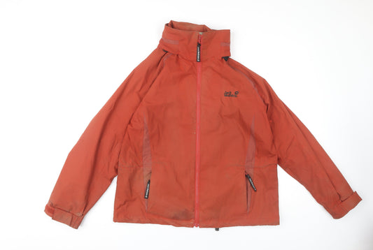 Jack Wolfskin Women's Red Windbreaker Jacket L