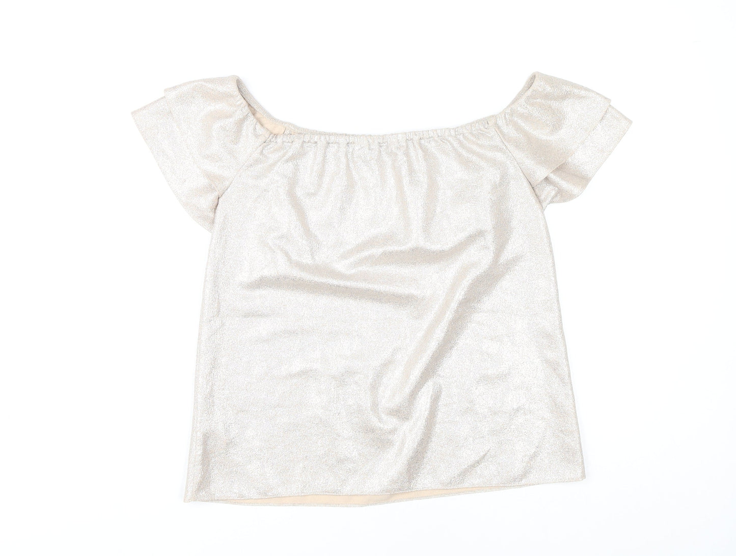 Oasis Women's Beige Off Shoulder Camisole UK 10