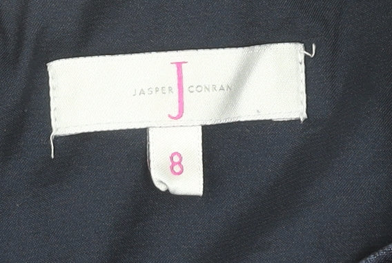 Jasper Conran Women's Blue Sheath Dress, Size 8, Sleeveless