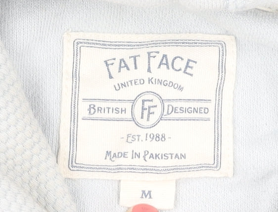 Fat Face Women's White M Full Zip Hoodie